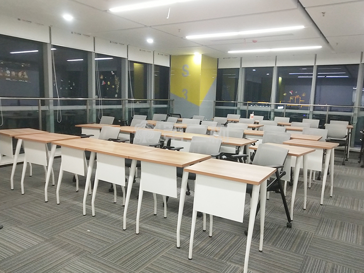 9成新歐林二手培訓(xùn)桌獨(dú)立桌開會企業(yè)培訓(xùn)會議小桌子 0.6*0.5m