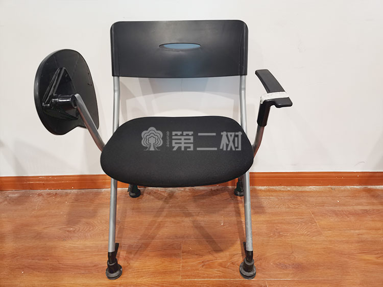 9成新震旦二手折疊椅會(huì)議椅培訓(xùn)椅子四腳椅洽談椅 帶寫(xiě)字板
