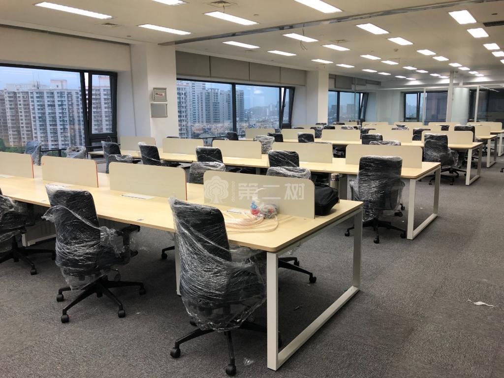 9成新Onlead/歐林二手開放式工位員工辦公桌電腦桌職員長條桌子
