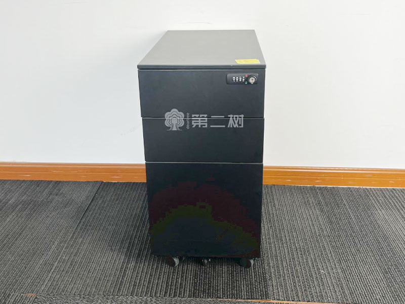 Wework二手鋼制小推柜活動(dòng)柜三抽移動(dòng)矮柜文件柜
